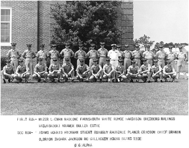 Corry Field CT School Basic Class 06A-67(R) May 1967 - Instructor: CTC Brannin