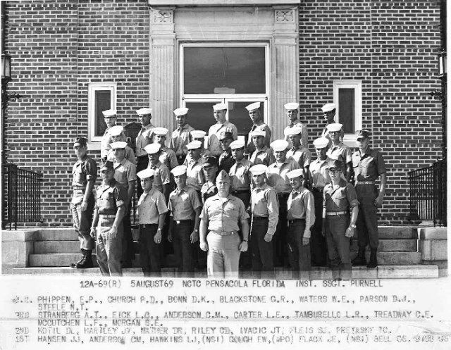 Corry Field CT School Basic CTR Class 12A-69(R) Aug 1969 - Instructor: SSGT Purnell, USMC