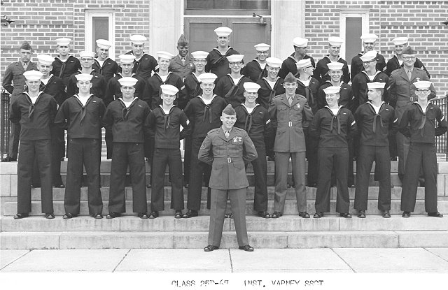 Corry Field CT School CTR Basic Class 25D-67(R) March 1968 - Instructor: SSGT Varney (USMC)