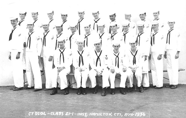 Imperial Beach (IB) Advanced Class 21-1-56(R) August 1956 - Instructor CT1 Hamilton