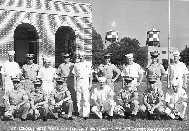Corry Field (CTR) Adv Class 17B-63(R) July 1963 - Instructor CT2 Norm Burden