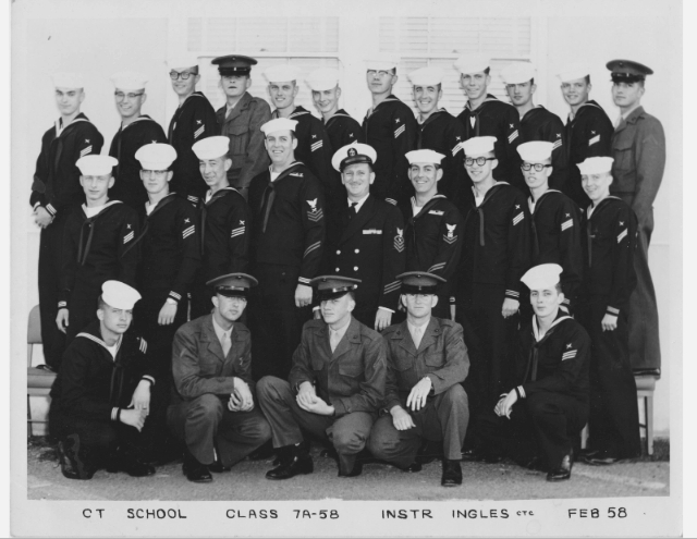 Imperial Beach (IB) Advanced Class 7A-58(R) Feb 1958 - Instructor CTC Ingles
