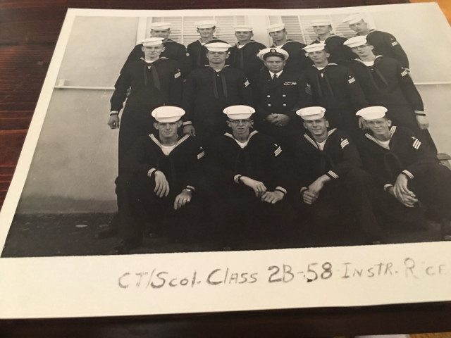 Imperial Beach (IB) Adv. Class 2B-58(R)  December 1957 - Instructor CTC Rice