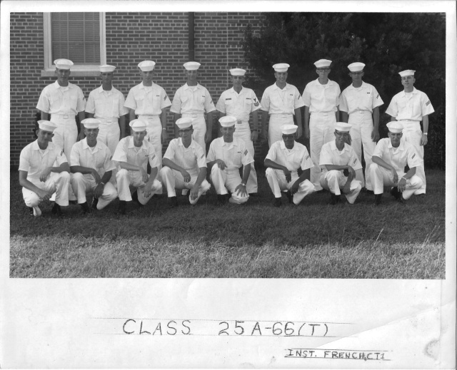 Corry Field CT School Class 25A-66 (T) - December 1966 - Instructor:  CT1 French